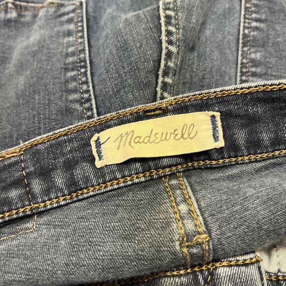 Madewell Jeans 10" High Rise Skinny Women's Size 28 EUC Medium Wash Stretch - Picture 6 of 8